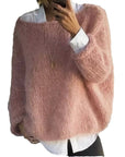 Helvano | Oversized Pullover mit U-Boot-Ausschnitt für Damen