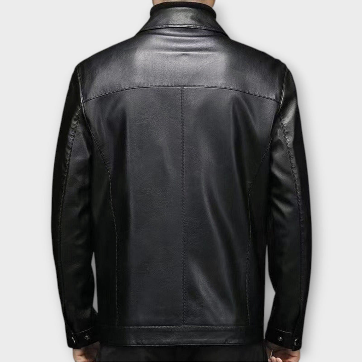Helvano | Slim-Fit Lederjacke für Herren