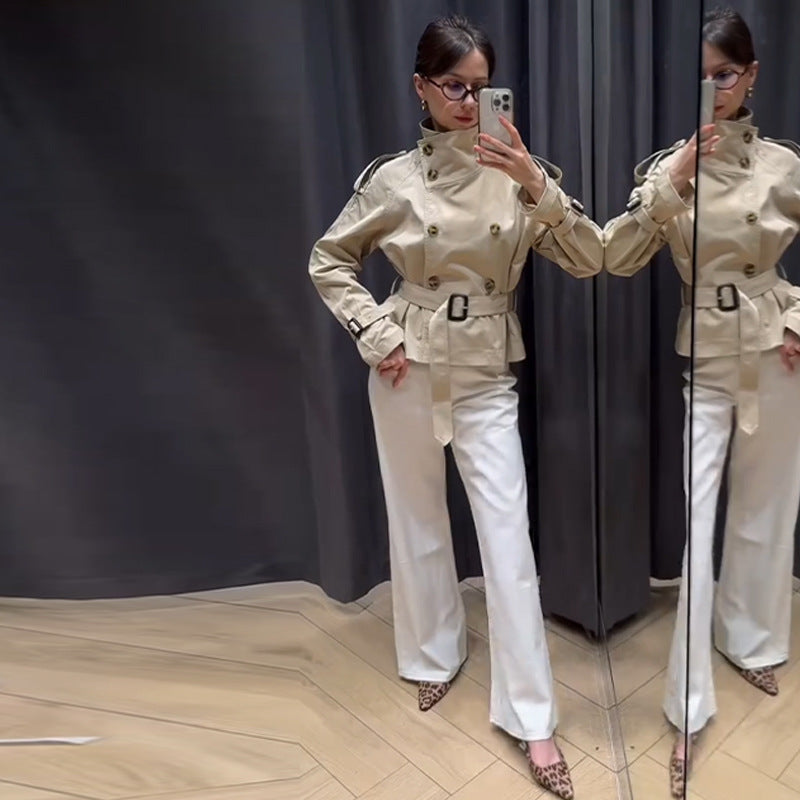 Helvano | Trenchcoat für Damen mit Gürtel