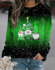 Helvano | Lockerer Damen-Pullover mit Print