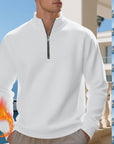 Helvano | Sweatshirt mit Stehkragen und Reissverschluss für Herren