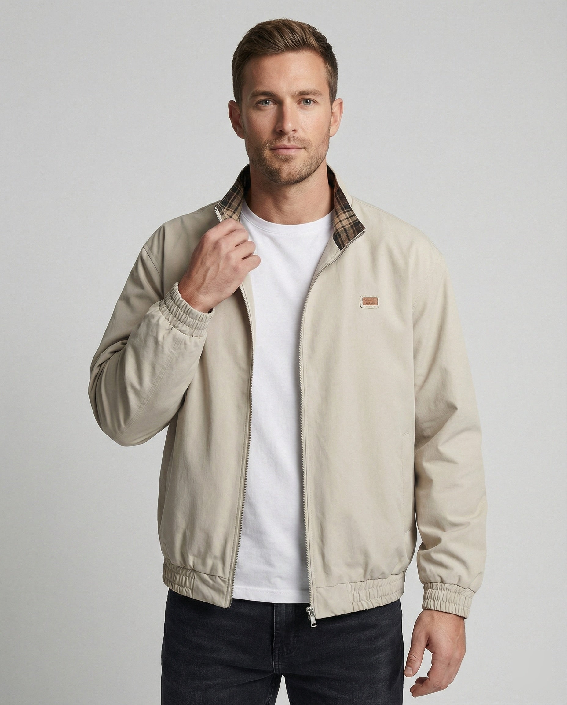 Helvano | Wendejacke mit Karomuster für Damen &amp; Herren