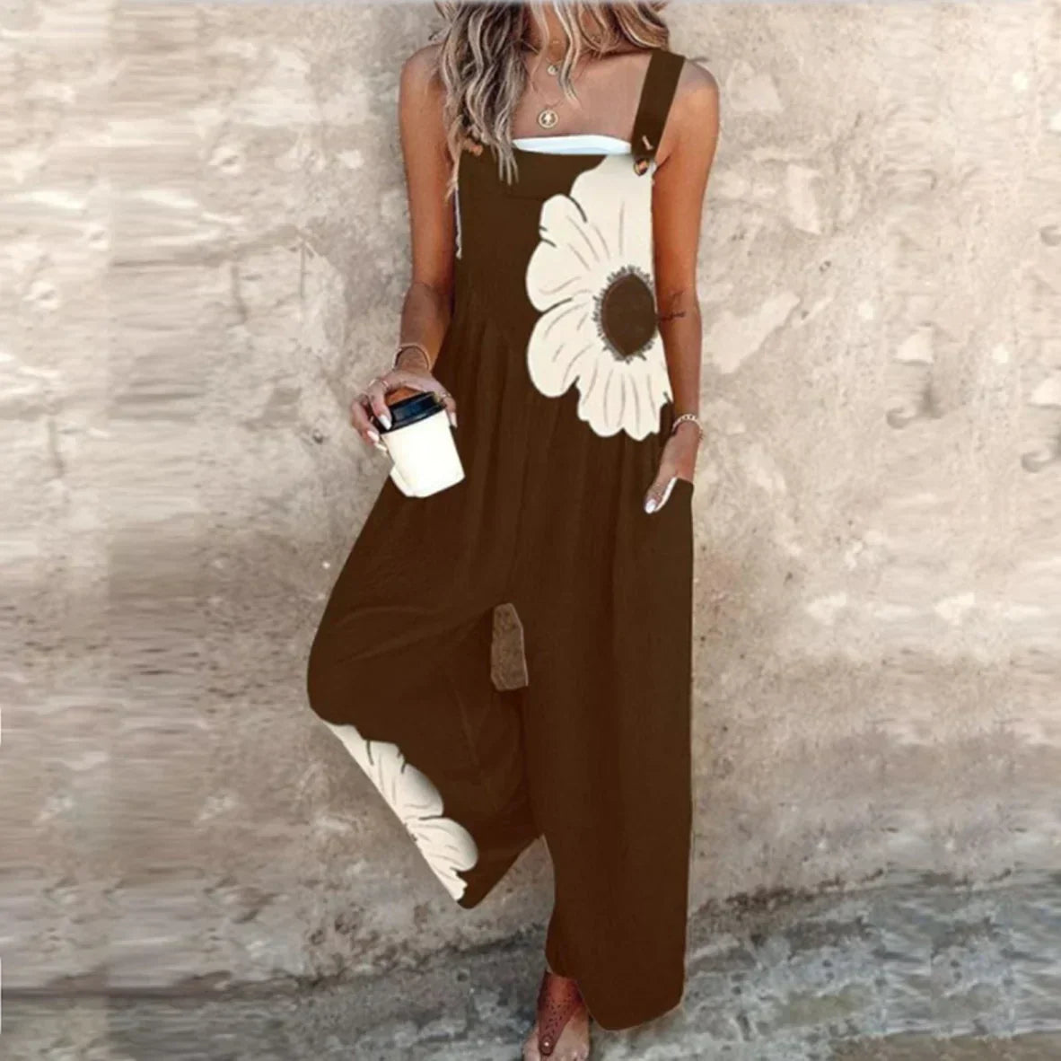 Helvano | Blumen-Jumpsuit für Damen