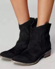 Helvano | Western-Stiefel aus Wildleder mit Blockabsatz für Damen