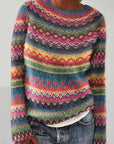 Helvano | Strickpullover mit Rundhalsausschnitt für Damen