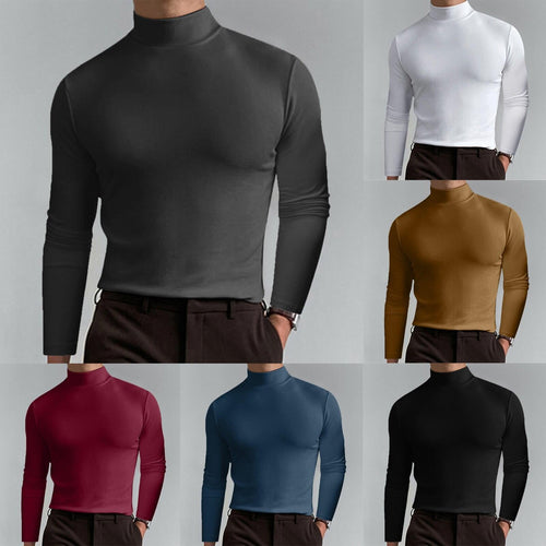 Helvano | Rollkragenpullover für Herren aus Baumwollmischung
