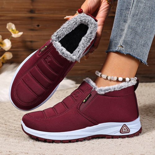 Helvano | Winter Slip-On Sneaker für Damen mit warmem Futter