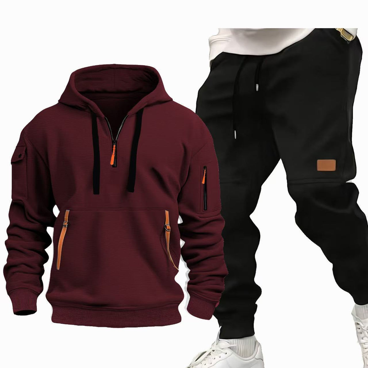 Helvano | Herren Trainingsanzug mit Hoodie und Jogginghose