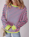 Helvano | Gestreiftes Boxy-Sweatshirt für Damen