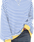 Helvano | Sweatshirt für Damen mit bunten Streifen