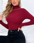 Helvano | Rollkragenpullover mit Rippstruktur für Damen