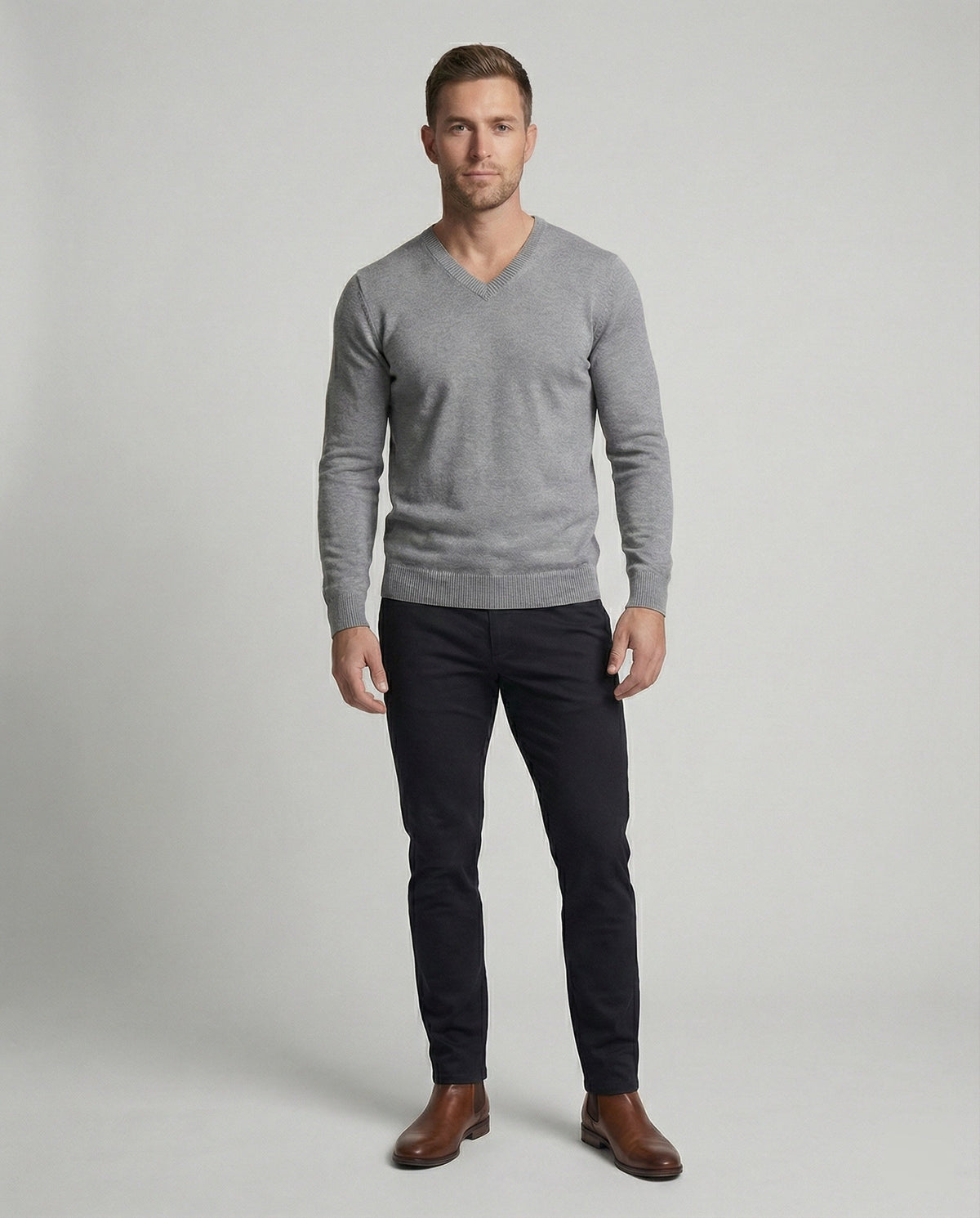 Helvano | V-Ausschnitt Pullover für Herren