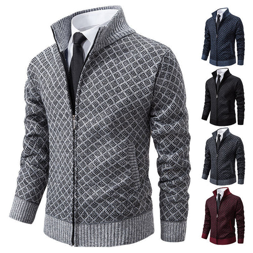 Helvano | Strickjacke mit Reissverschluss für Herren