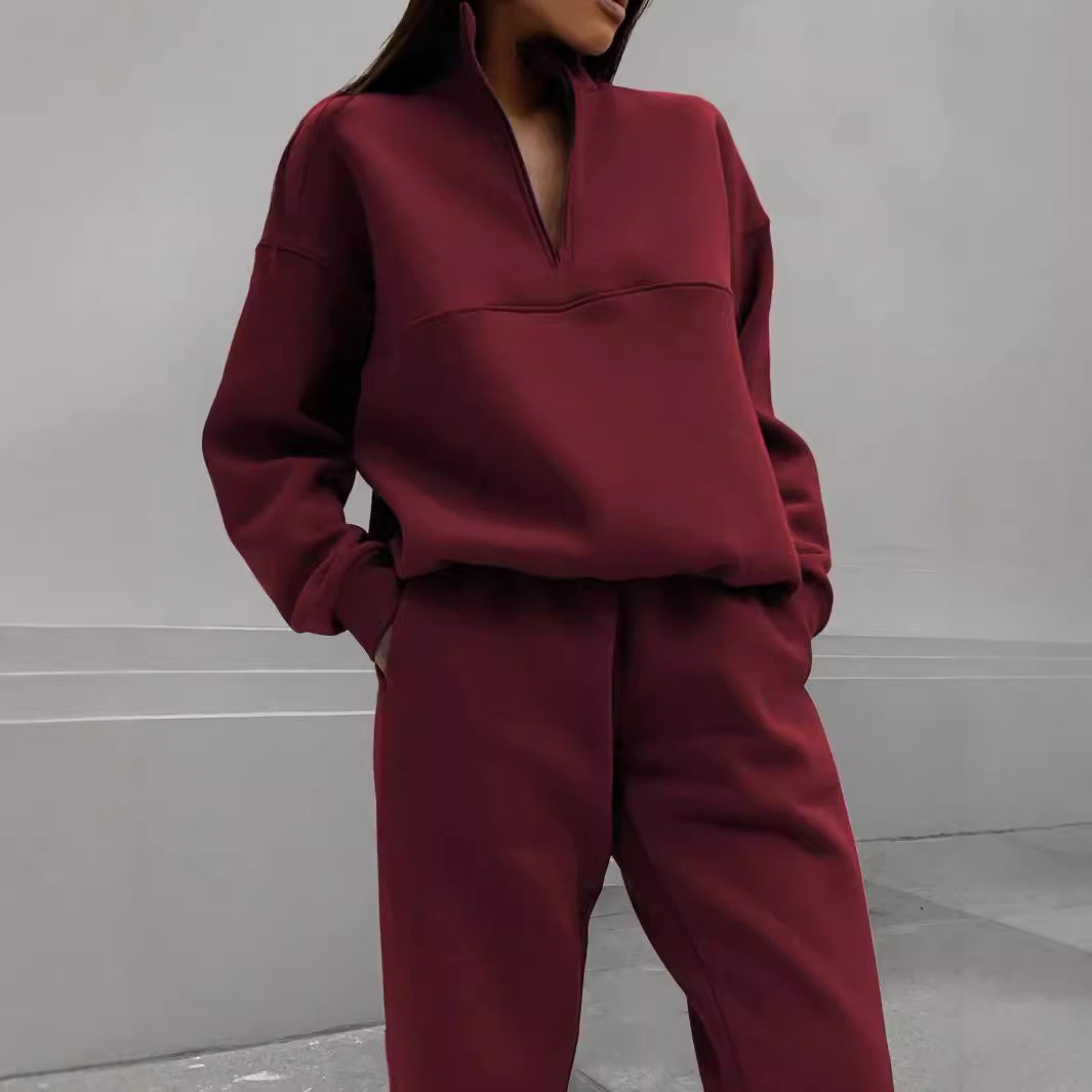 Helvano | Sportlicher Jogginganzug für Damen mit Zip-Hoodie