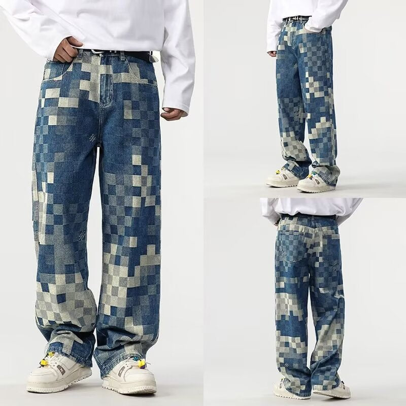 Helvano | Herren-Jeans mit Pixel-Effekt