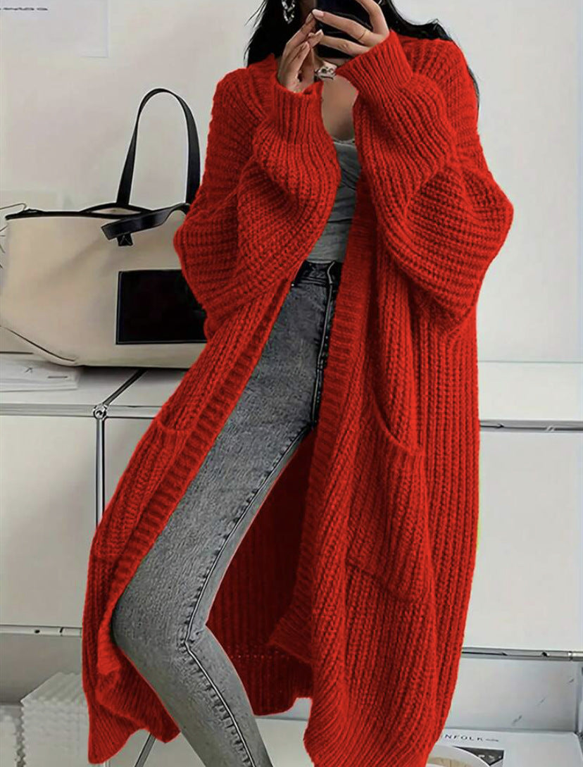 Helvano | Oversized Strickmantel für Damen