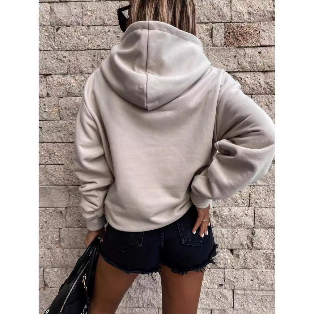 Helvano | Damen Kapuzenpullover mit Fleece-Futter