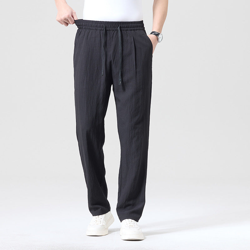 Helvano | Leinenhose für Herren mit Tunnelzug