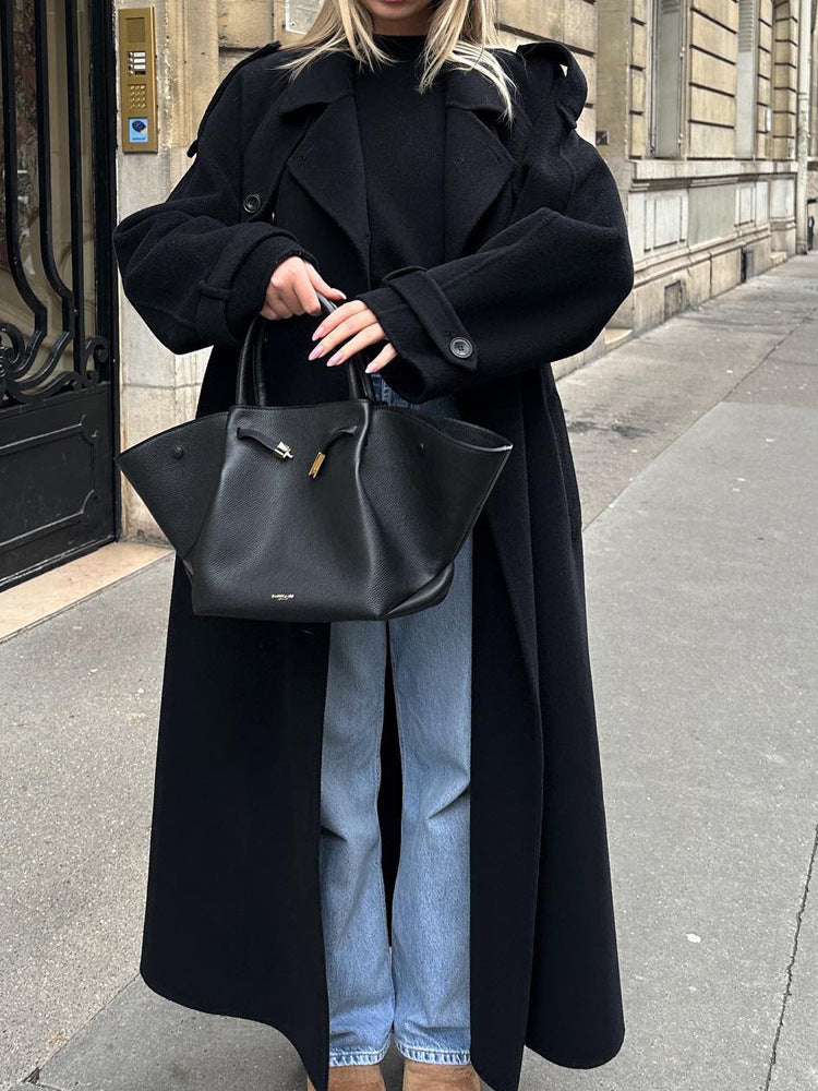 Helvano | Oversized Wollmantel für Damen