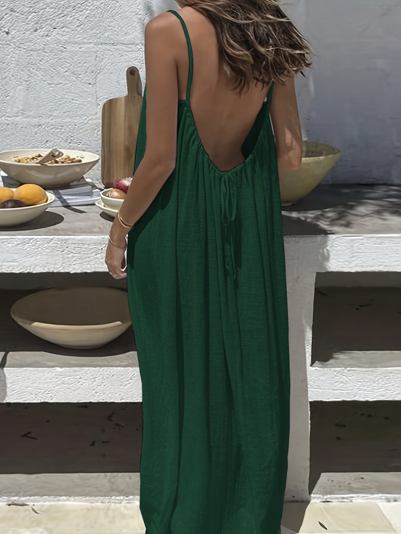 Helvano | Trägerkleid mit Spaghettiträgern für Damen