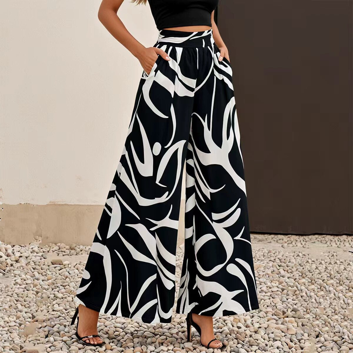 Helvano | Elegante Damenhose mit hohem Bund