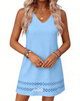 Helvano | Mini-Kleid aus Spitze für Damen