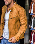 Helvano | Bikerjacke für Herren mit asymmetrischem Reissverschluss