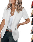 Helvano | Kurzarm-Blazer für Damen mit Taschen