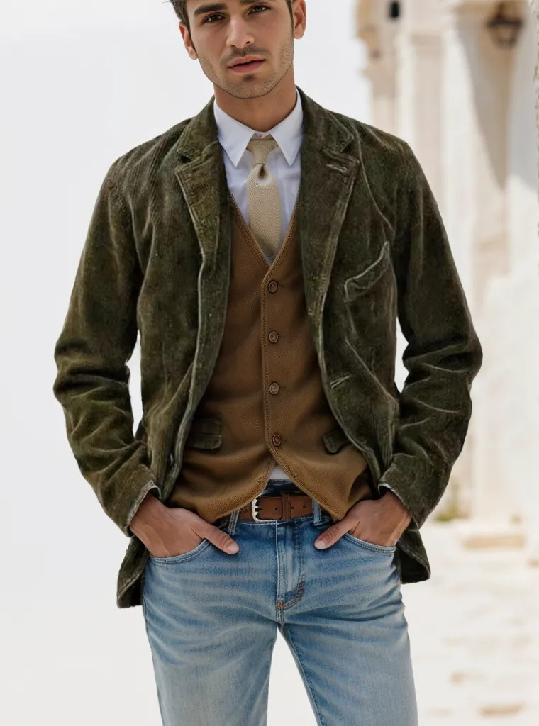 Helvano | Wildlederjacke für Herren in Wildlederoptik