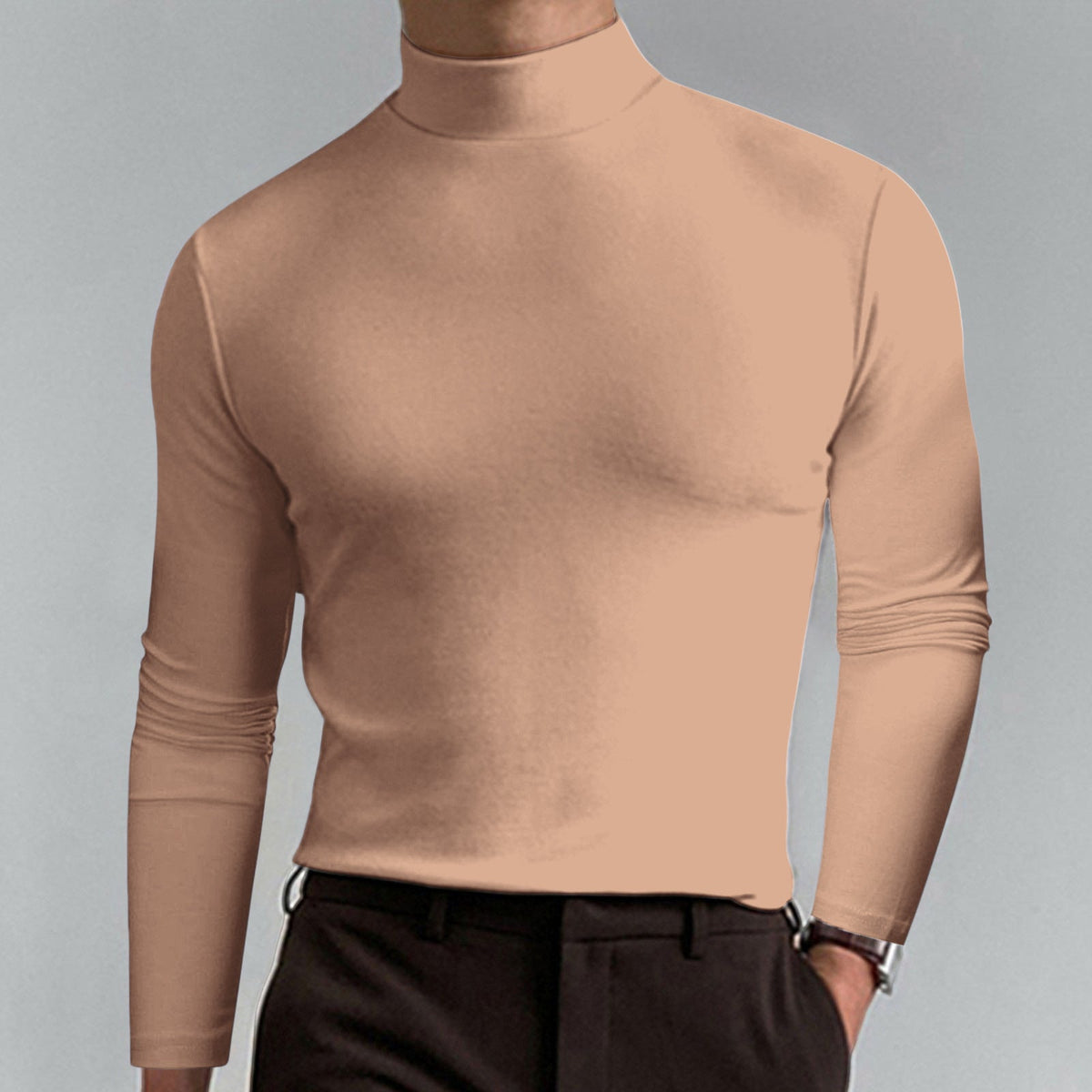 Helvano | Rollkragenpullover für Herren aus Baumwollmischung