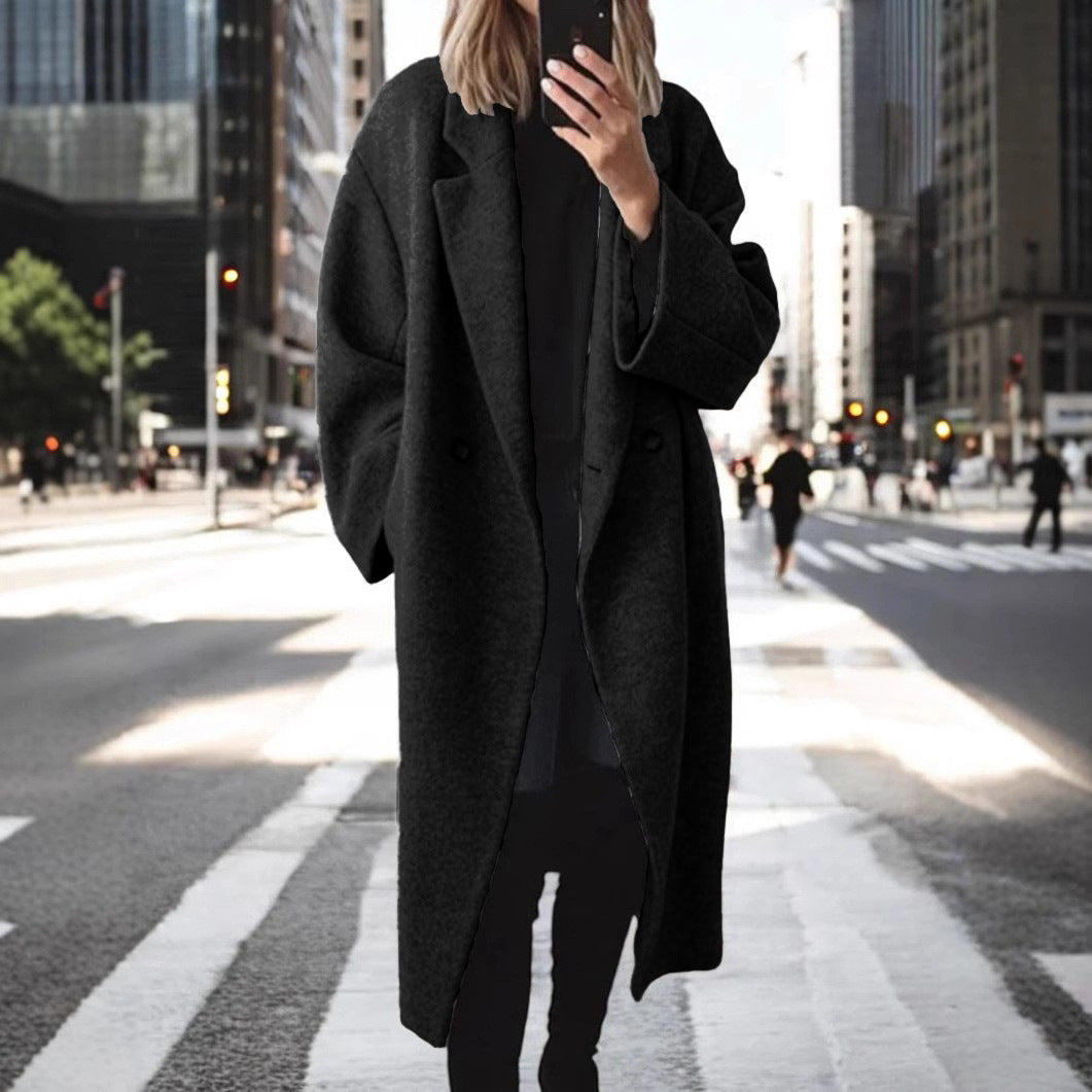 Helvano | Oversized Wollmantel für Damen