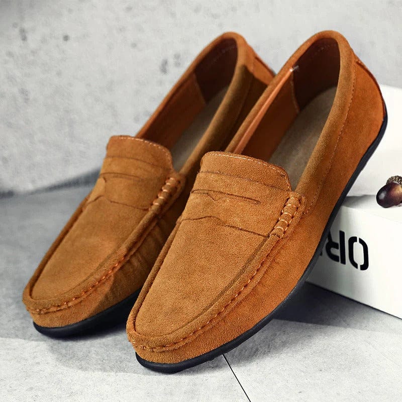 Helvano | Herren Slipper mit Riemen
