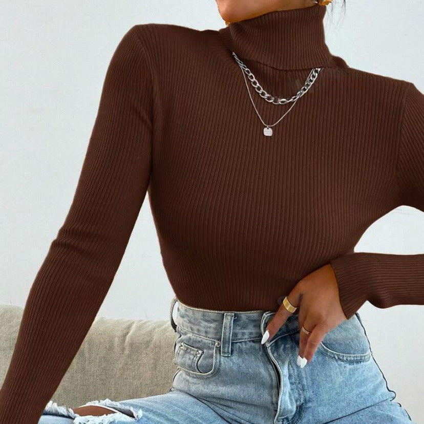 Helvano | Rollkragenpullover mit Rippstruktur für Damen