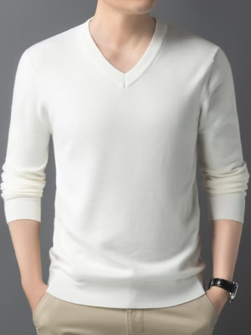Helvano | Strickpullover mit V-Ausschnitt für Herren