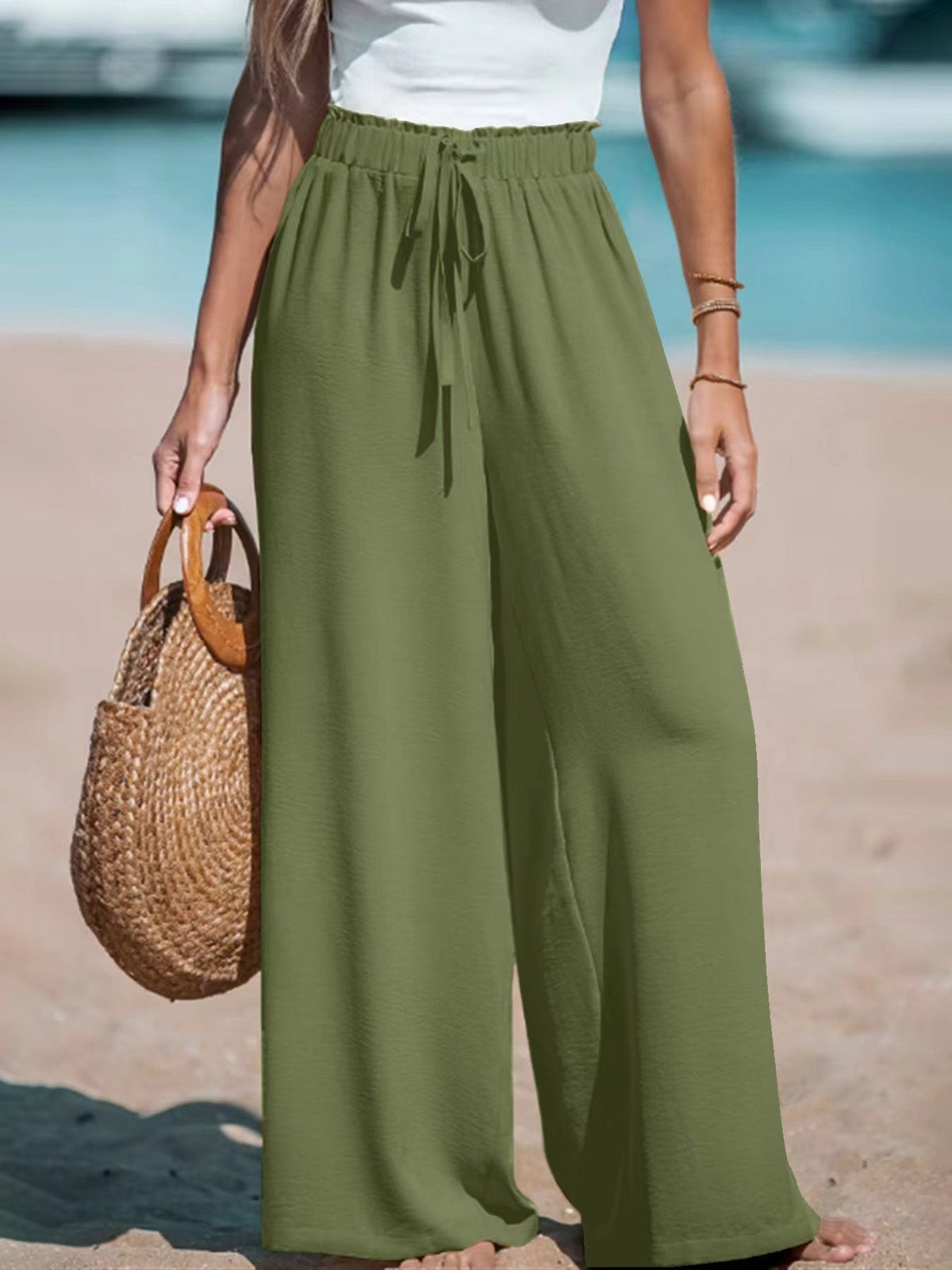 Helvano | Weite Stoffhose für Damen