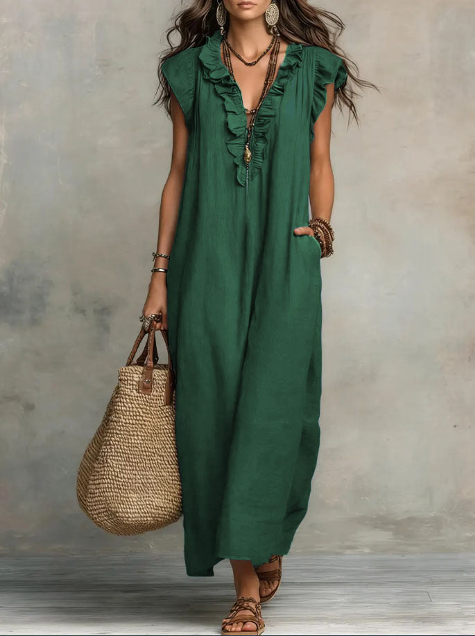 Helvano | Fliessendes Boho-Kleid für Damen