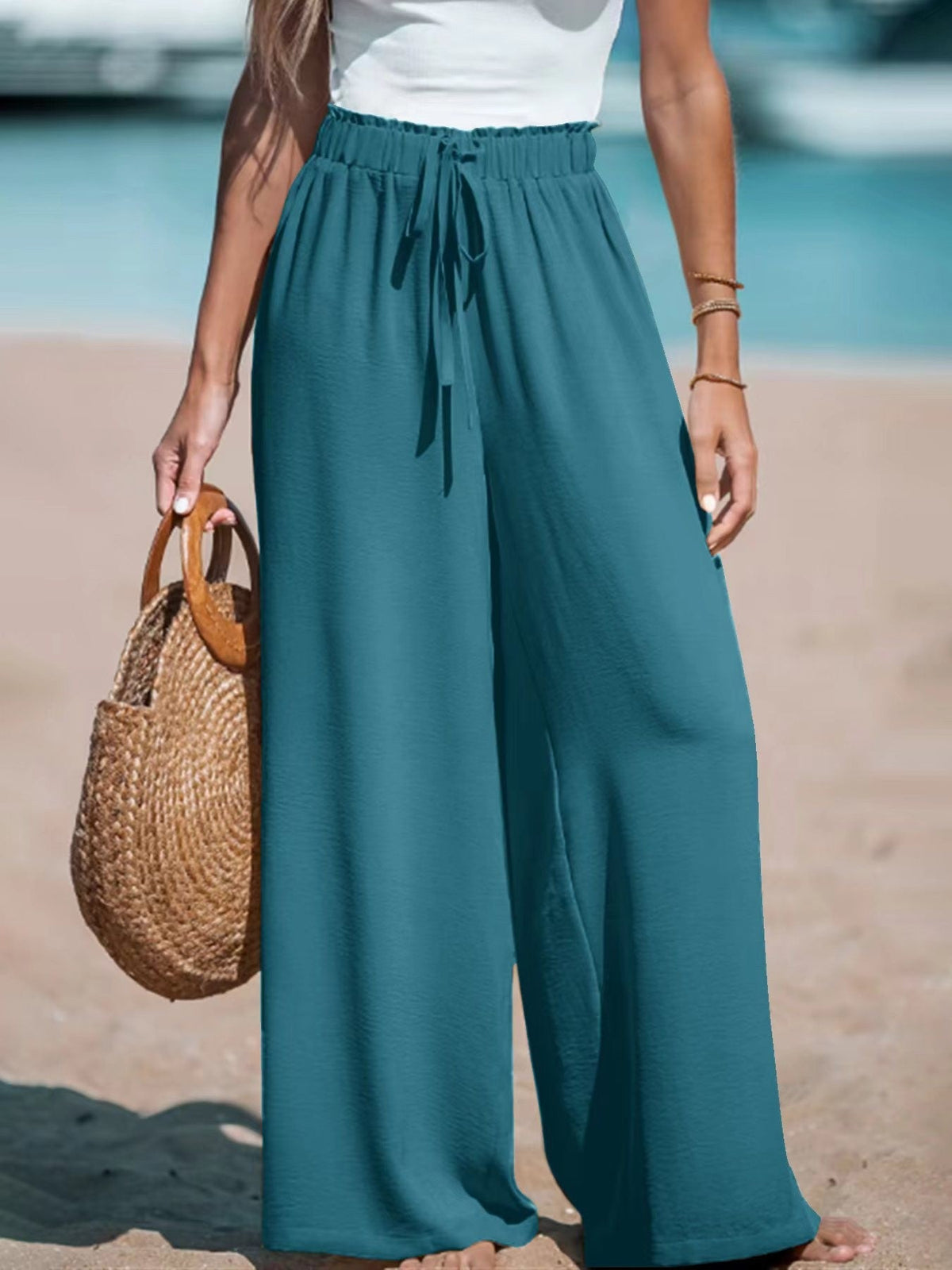 Helvano | Weite Stoffhose für Damen