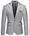 Helvano | Herren Sakko mit Satin-Finish