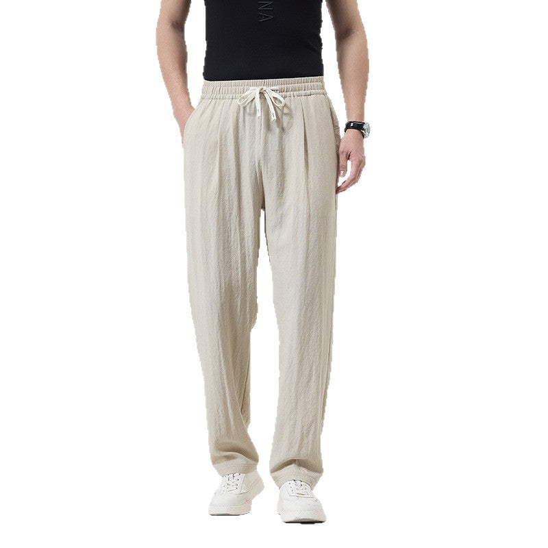 Helvano | Leinenhose für Herren mit Tunnelzug