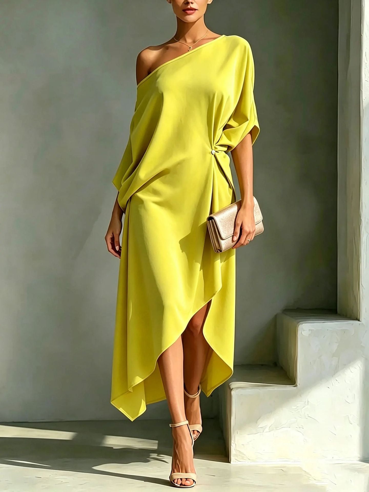 Helvano | Asymmetrisches Kleid für Damen