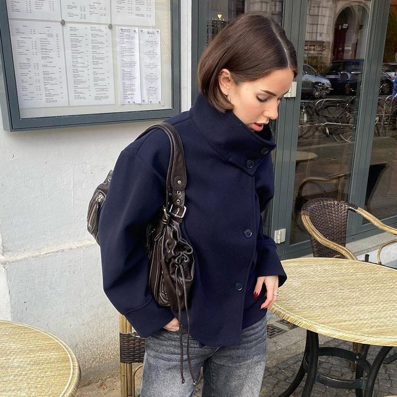Helvano | Kurze Damenjacke mit Stehkragen