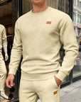 Helvano | Strukturstrick-Pullover für Herren