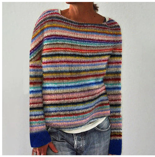Helvano | Strickpullover mit Rundhalsausschnitt für Damen