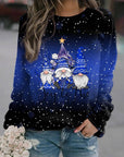 Helvano | Lockerer Damen-Pullover mit Print