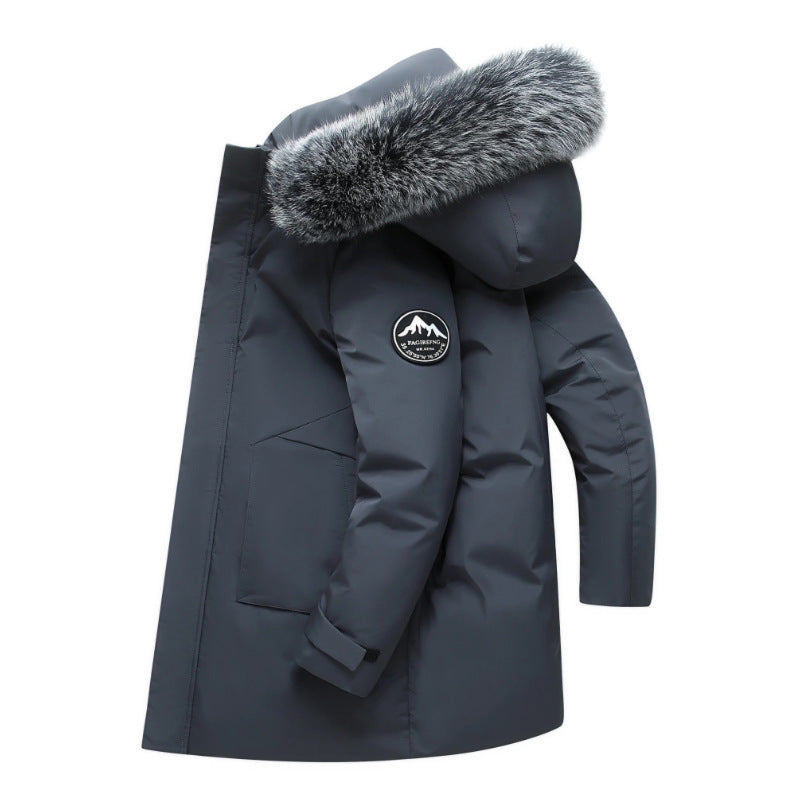 Helvano | Damen Winterparka mit abnehmbarer Kapuze und Kunstfell