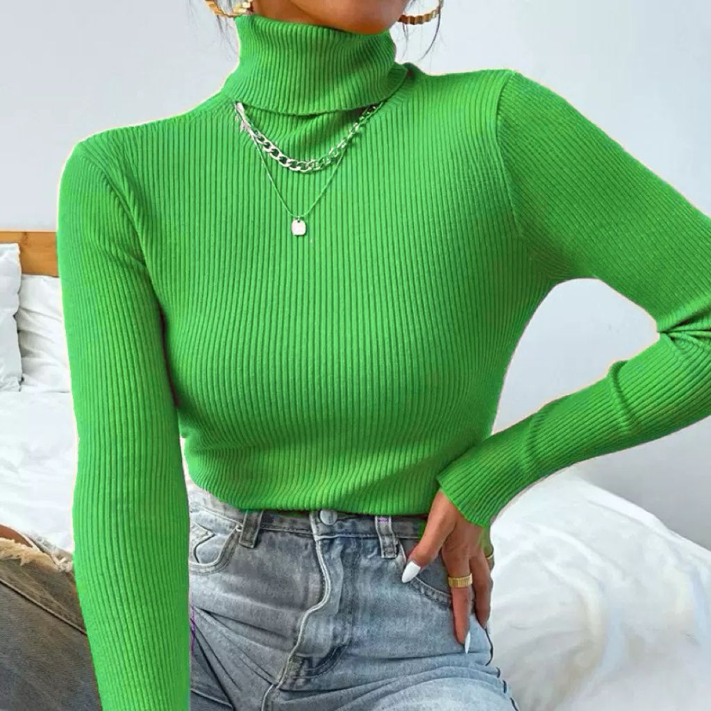 Helvano | Rollkragenpullover mit Rippstruktur für Damen