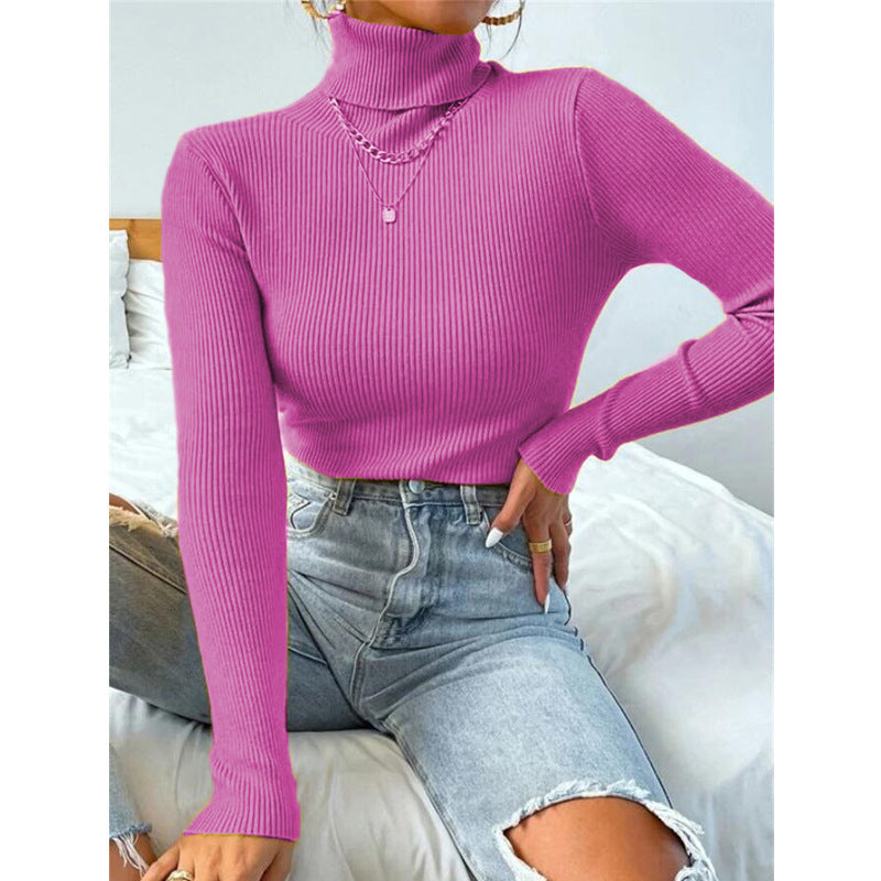 Helvano | Rollkragenpullover mit Rippstruktur für Damen