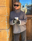 Helvano | Kurze Damenjacke mit Stehkragen