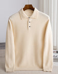 Helvano | Herren Polo-Pullover aus Wollmischung