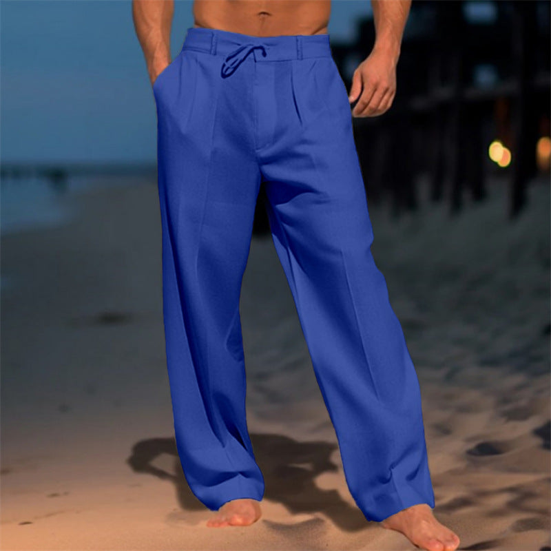 Helvano | Klassische Leinenhose für Herren